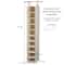 Household Essentials 50" Hanging Shoe Organizer